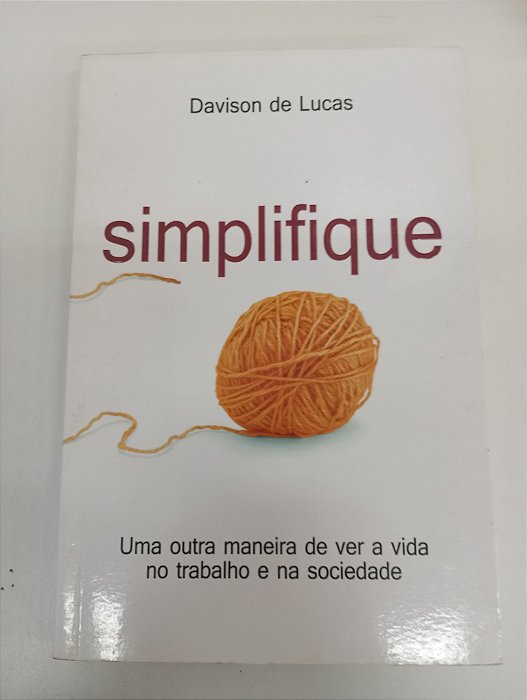 Livro Simplifique Autor Lucas, Davison de (2014) [usado]