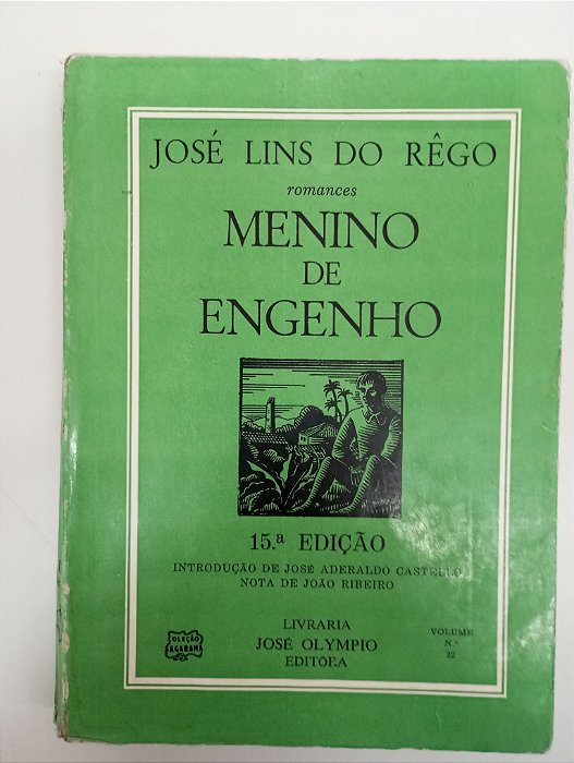 Livro Menino de Engenho Autor Rego, José Lins do (1986) [usado]