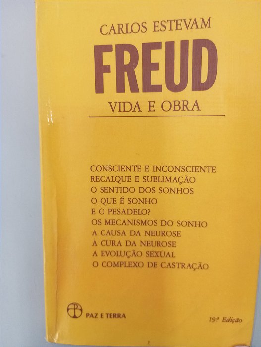 Livro Freud - Vida e Obra Autor Estevam, Carlos [usado]
