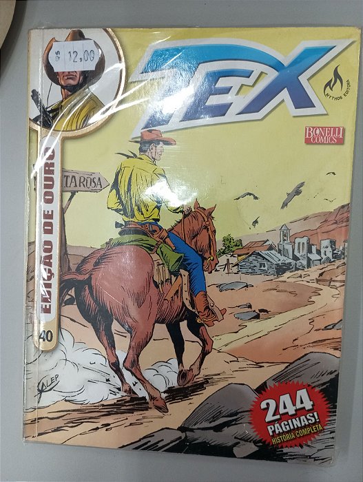 Gibi Tex Nº 40 Edição de Ouro Autor Bonelli Comics [usado]