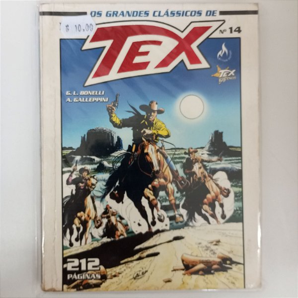 Livro Tex Nº 14 - os Grandes Clássicos de Tex Autor Bonelli [usado]