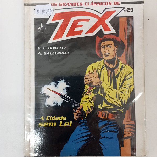 Livro Tex Nº 29 - os Grandes Clássicos de Tex Autor Bonelli [usado]
