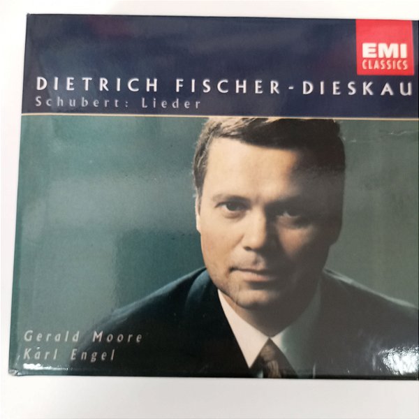 Cd Dietrich Fischer - Dieskau Box com Seis Cds Interprete Gearald Moore , Schubert; Liederf (1995) [usado]