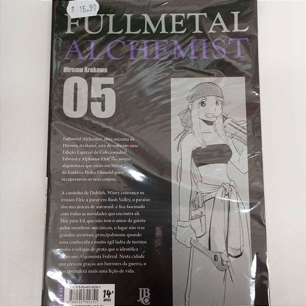 Gibi Fullmetal Alchemist 05 Autor Arakama, Hiromu [seminovo]