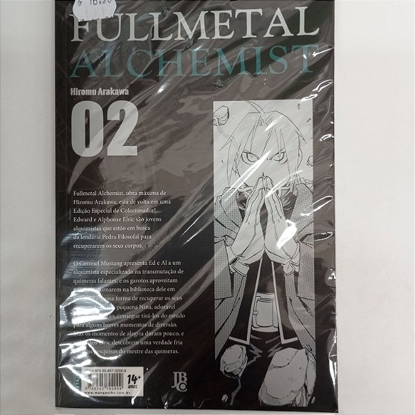 Gibi Fullmnetal Allchemist 02 Autor Arakama, Hiromu [seminovo]