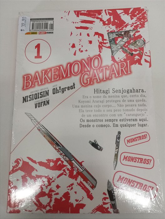 Gibi Bakemotogatari Nº 1 Autor Nisioisin N.1 [novo]