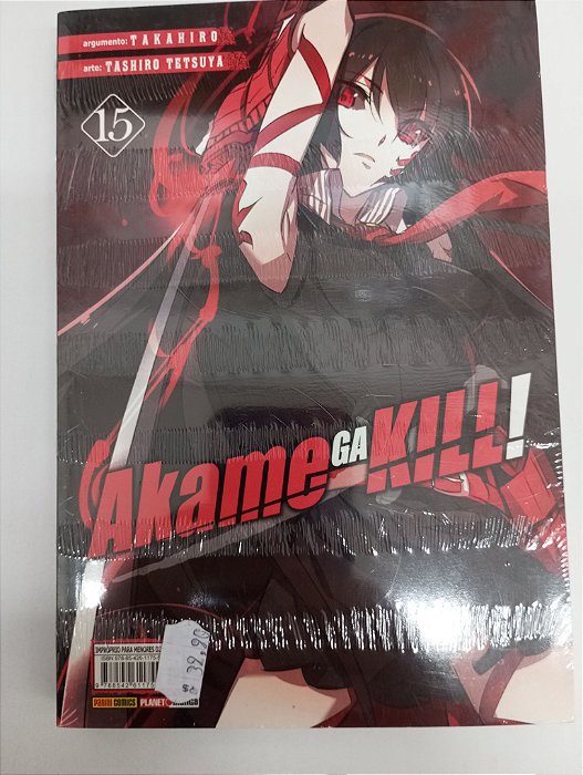 Gibi Akame Ga Kiil Nº 15 Autor Takahiro [novo]