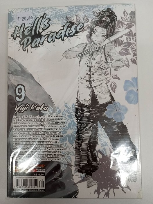 Gibi Hell´s Paradise Nº 9 Autor Yuji Kaku [seminovo]