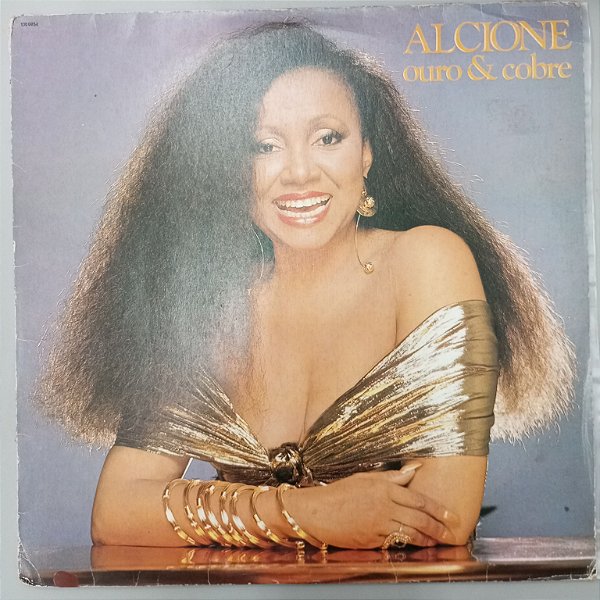 Disco de Vinil Alcione - Ouro e Cobre Interprete Alcione (1988) [usado]