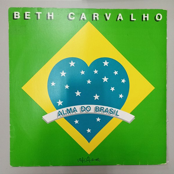 Disco de Vinil Beth Carvalho - Alma do Brasil Interprete Beth Carvalho (1988) [usado]