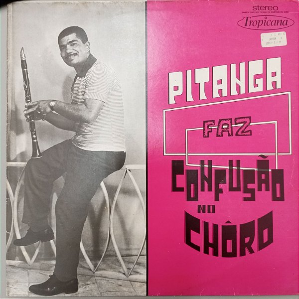 Disco de Vinil Pitanga Faz Confusão no Choro Interprete Pitanga e seu Regional (1973) [usado]