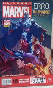 Gibi Universo Marvel Nº 35 - Totalmente Nova Marvel Autor Erro Inumano Arco Completo! (2016) [usado]