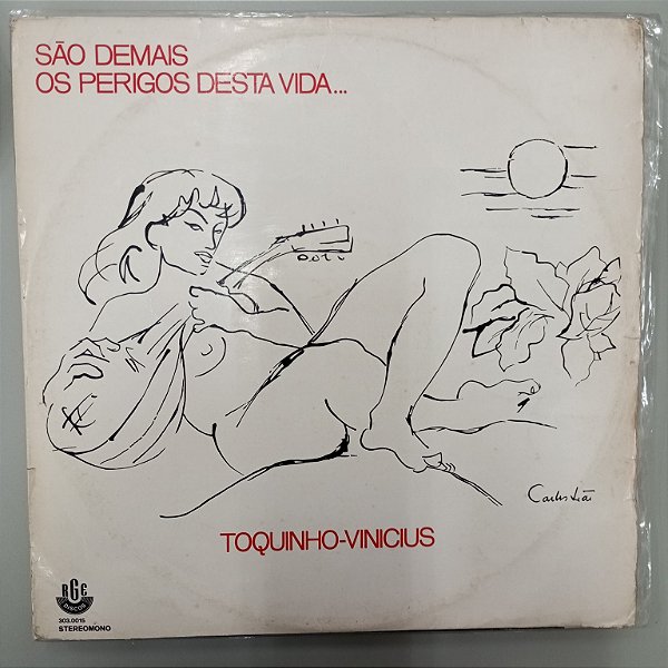 Disco de Vinil Toquinho e Vinicius - São Demais os Perigos Desta Vida Interprete Toquinho e Vinicius (1972) [usado]