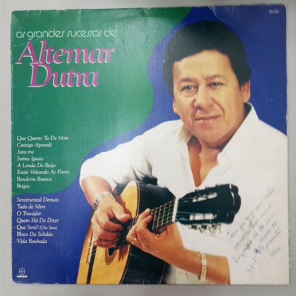 Disco de Vinil Altemar Dutra - os Grandes Sucessos Interprete Altemar Dutra (1982) [usado]
