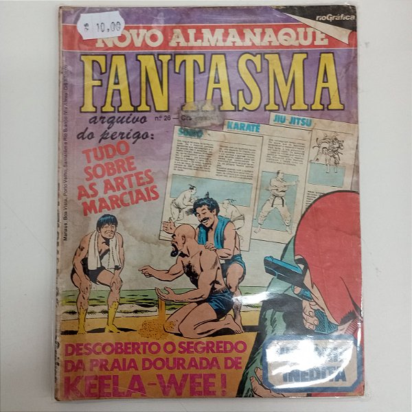 Gibi Fantasma 26 - Novo Almanaque Autor Rio Gráfica [usado]