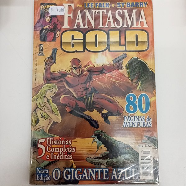 Gibi Fantasma Gold Autor Lee Falk e Sy Barry [usado]