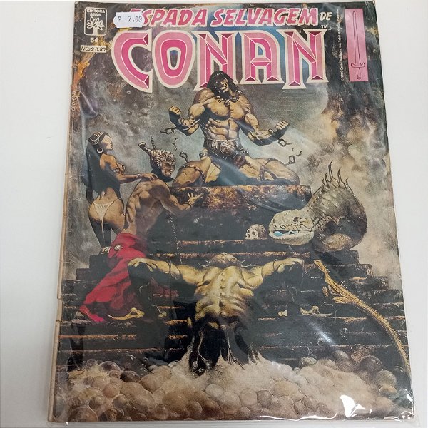 Gibi a Espada Selvagem de Conan 54 Autor Conan 54 /abril Jovem [usado]