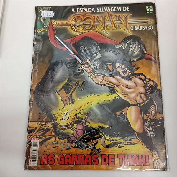 Gibi a Espada Selvagem de Conan 201 Autor Conan 201/abril Jovem [usado]