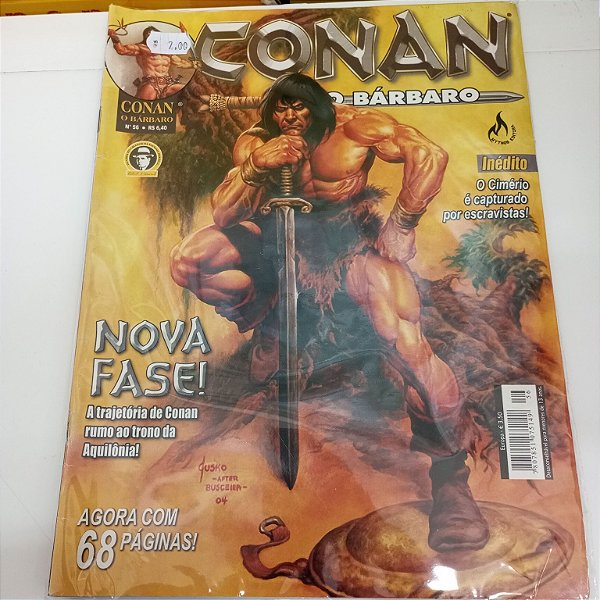 Livro Conan o Barbaro 56 Autor Conan 56 /mythos [usado]