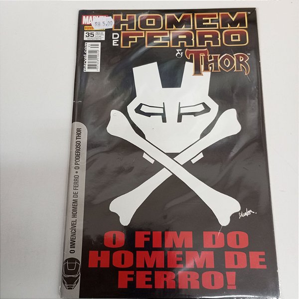 Gibi Homem de Ferrro e Thor 35 Autor Mnarvel 35 [usado]