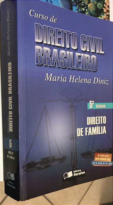 Livro Curso de Direito Civil Brasileiro- Vol. 5 - Direito de Família Autor Diniz, Maria Helena (2002) [usado]
