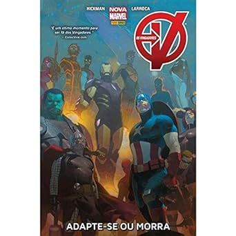 Gibi Vingadores: Adapte-se ou Morra Autor Jonathan Hickman (2018) [seminovo]