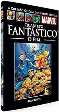 Gibi Quarteto Fantástico - o Fim (coleção Oficial de Graphic Novels Marvel, N°48) Autor Alan Davis (2014) [seminovo]