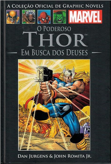 Gibi Marvel o Poderoso Thor- em Busca dos Deuses Autor Dan Jurgens e John Romitta Jr. (2015) [seminovo]
