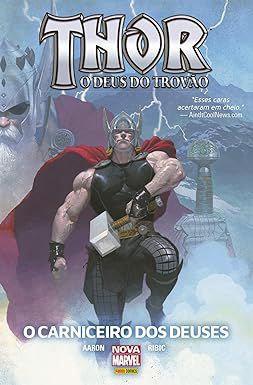 Gibi Thor - o Carniceiro dos Deuses: Nova Marvel Deluxe Autor Aaron Ribic (2015) [seminovo]
