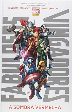 Gibi Fabulosos Vingadores: a Sombra Vermelha Autor Remender Cassaday e Coipel Martin (2015) [seminovo]
