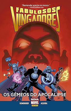 Gibi Fabulosos Vingadores: os Gêmeos do Apocalipse Autor Remender / Acuña (2016) [usado]