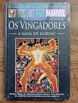 Gibi Vingadores a Saga de Korvac - Salvat Preta Xxxix Autor George Perez e Outros (2018) [seminovo]