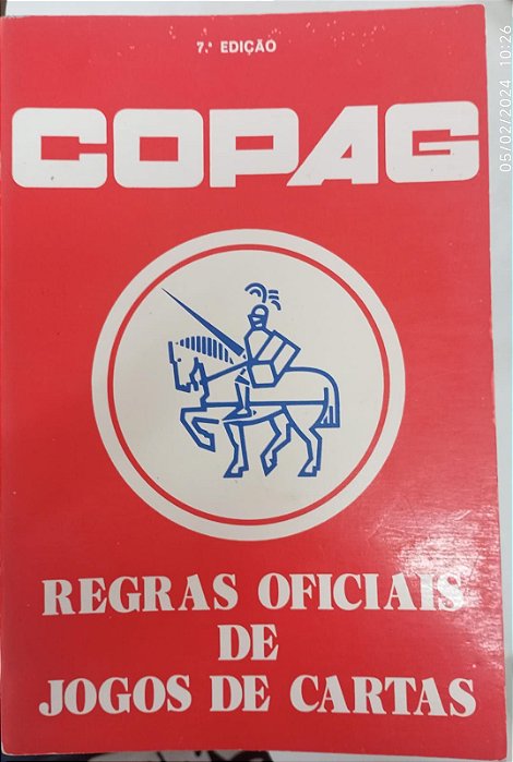 Livro Regras Oficiais de Jogos de Cartas Autor Vários [usado]