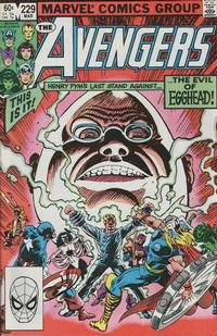 Gibi The Avengers #229 Autor Vários (1983) [usado]