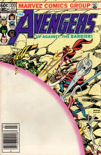 Gibi The Avengers #233 Autor Vários (1983) [usado]