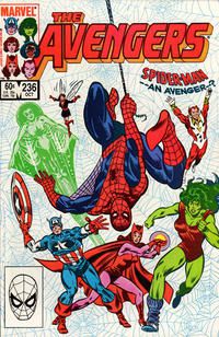 Gibi The Avengers #236 Autor Vários (1983) [usado]