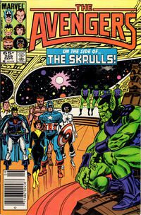 Gibi The Avengers #259 Autor Vários (1985) [usado]