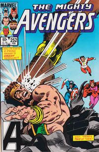 Gibi The Mighty Avengers #252 Autor Vários (1985) [usado]