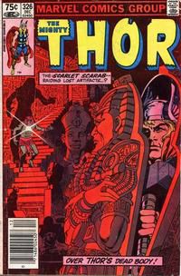 Gibi The Mighty Thor # 326 Autor (1982) [usado]