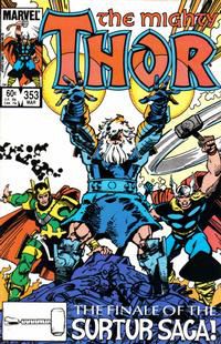 Gibi The Mighty Thor # 353 Autor (1985) [usado]