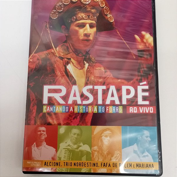 Dvd Rastapé - Cantando a Historia do Forro ao Vivo Editora Drigo Melo [usado]