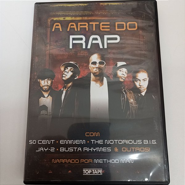 Dvd a Arte do Rap Editora Top Tape [usado]