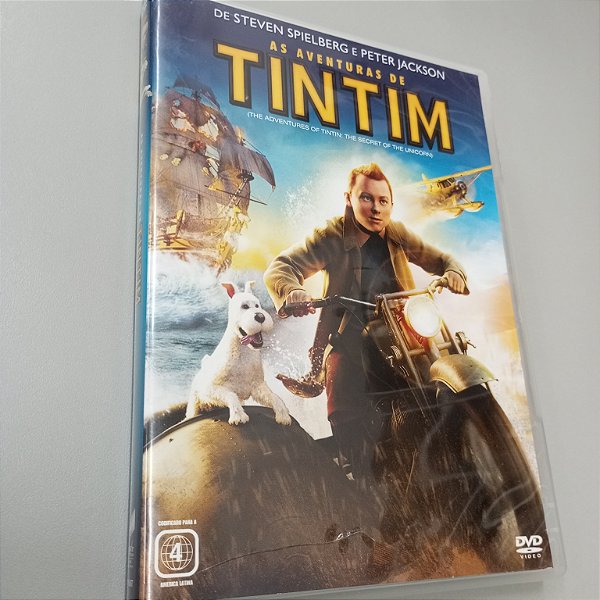 Dvd as Aventuras de Tim Tim Editora Steven Spielberg [usado]