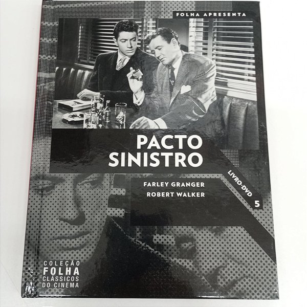 Dvd Pacto Sinistro - Coleção Folha Clássicos do Cinema 5 Editora Alfred Hitchcock [usado]