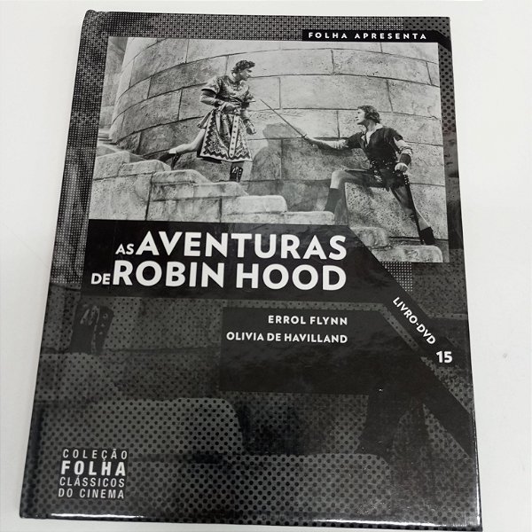 Dvd as Aventuras de Robin Hood 15 - Coleção Folha Clássicos do Cinema Editora Michjael Curtiz [usado]