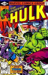 Gibi The Incredible Hulk #255 Autor (1981) [usado]