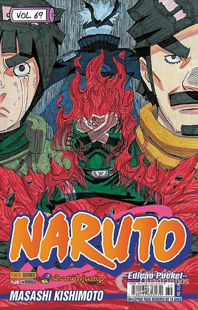 Gibi Naruto Pocket Nº 69 Autor Masashi Kishimoto (2016) [usado]