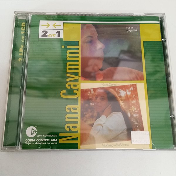 Cd Nana Caymmi - 2 em 1 Interprete Nana Caymmi (2003) [usado]