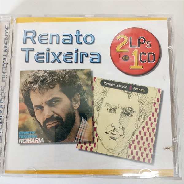 Cd Renato Teixeira - 2 Lps em um Cd Interprete Renato Teixeira [usado]