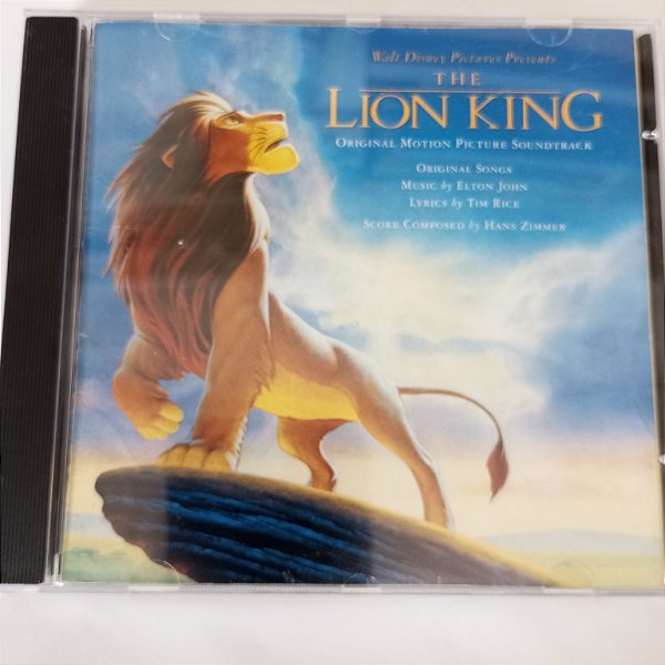 Cd The Lion King - Trilha Sonora Original Interprete Elton John e Convidados (1992) [usado]